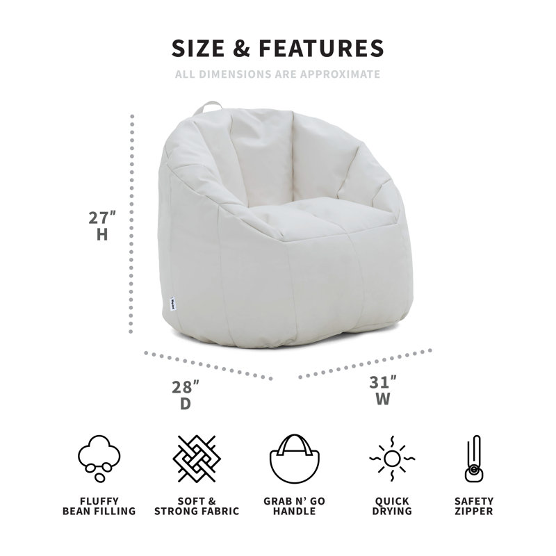 Comfort Research Big Joe Milano Outdoor Bean Bag Chair & Reviews Wayfair